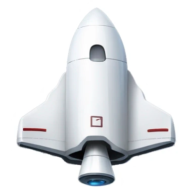 Elon Musk's futuristic spaceship sticker