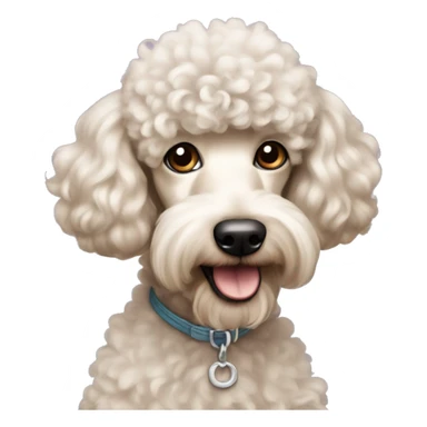 Poodle mixte with Yorkshire  sticker