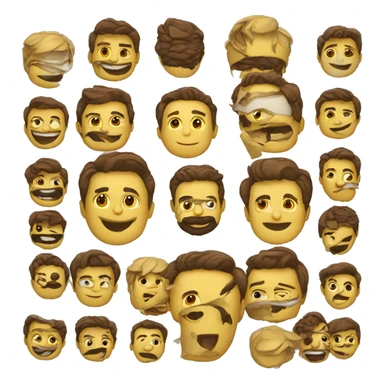 Emoji de dos amigos  sticker