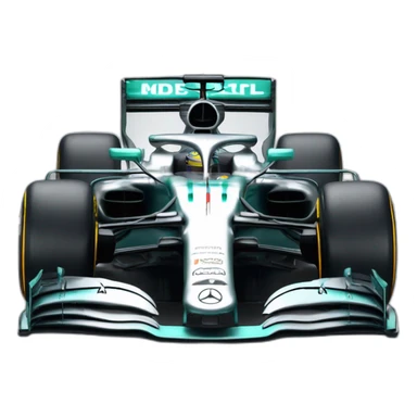 Mercedes w11 f1 car sticker