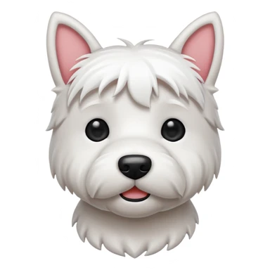 Westie Emoji sticker