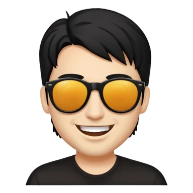 Bret Epic Mazur from Crazy Town with black hair sticker