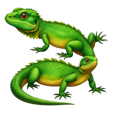 Very ugly lizard sticker