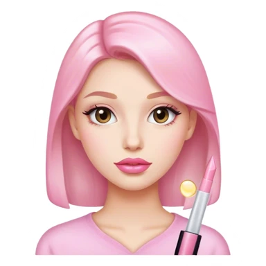 Light pink Lip gloss sticker