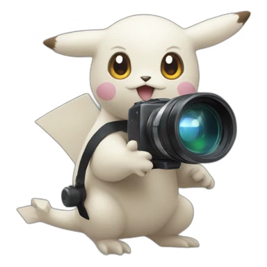 Pokemon with videocamera sticker