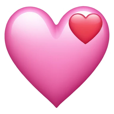 Pink heart with initial M and S in it  sticker