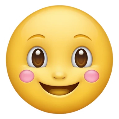 I'm making a website that generates English fairy tales, and I want to create an emoji to use for greeting in the intro. I want it to have a round, cute, and bubbly look that children will love. Please make a fitting emoji. sticker
