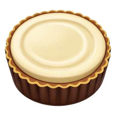 Pastilla de chocolate blanco sticker