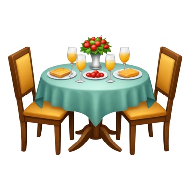 dinner table sticker