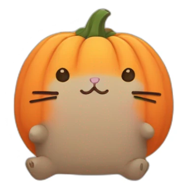 pumkin pusheen sticker