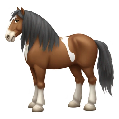 Clydesdale horse  sticker