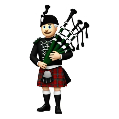HM Great Highland Bagpipes sticker