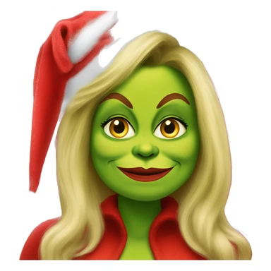 Jennifer coolidge as grinch sticker