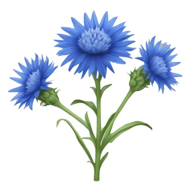 Cornflower sticker