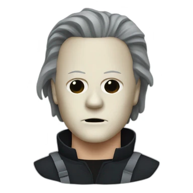 Michael myers tue couteau tenu sticker