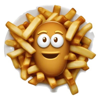 Poutine en survêtement  sticker