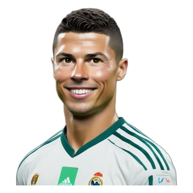 ronaldo soulève la ligue des champions sticker