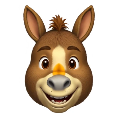 Donkey from shrek sticker