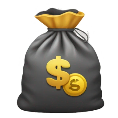 Small Pearson whit money bag  sticker