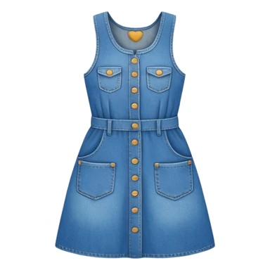 denim dress sticker