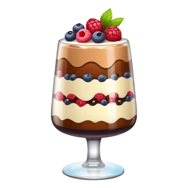 dessert in a glass sticker