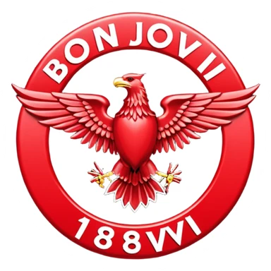 Bon Jovi 1986 band logo sticker