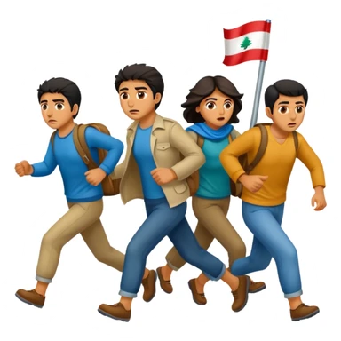 fleeing Iranians sticker