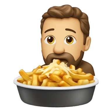  Valdimir Poutine qui mange duPoutine  sticker