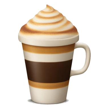 Big cappuccino from takeaway McDonald’s sticker