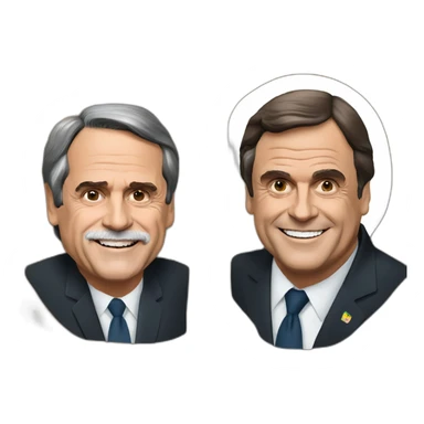 bolsonaro e presidente lula brazil sticker