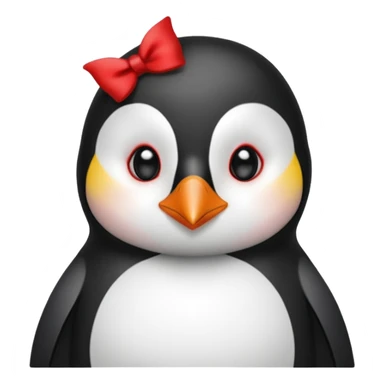 Pinguino maquillado sticker