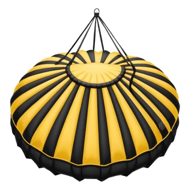 sac a parachute noir sticker