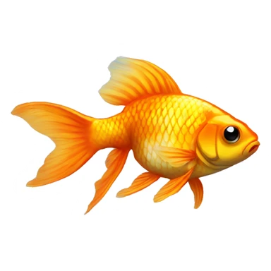 goldfish wearing backpack sticker