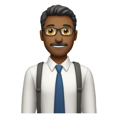 male teacher sticker