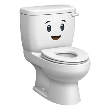 skibidi toilet with a face sticker