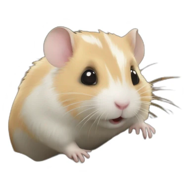 hamster-in-watterfall sticker