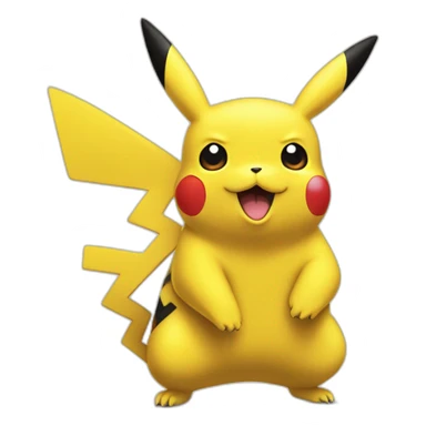 Pikachu en t max sticker