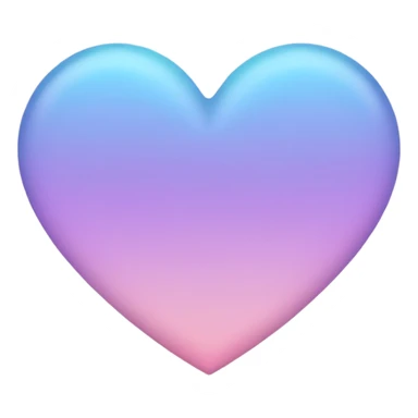 heart with a pastel ombre sticker