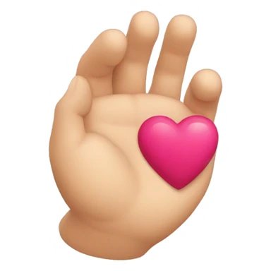 Forme de Coeur avec la main sticker