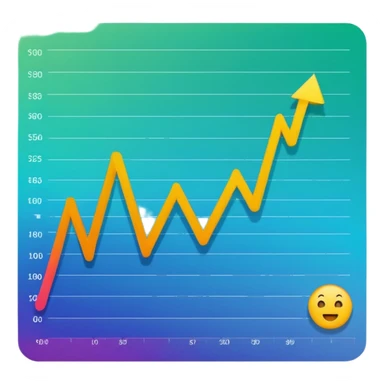 trading chart sticker