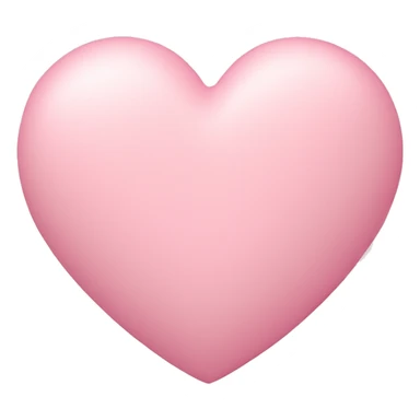 Pastel pink heart ￼ sticker