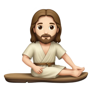 Jesus Christ open toe slipper sticker