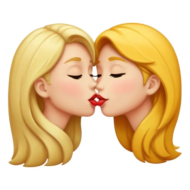 Lip kiss sticker