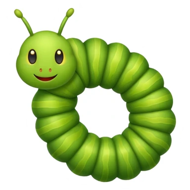 Caterpillar emoji sticker