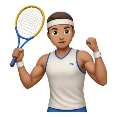 Tennis serve  sticker