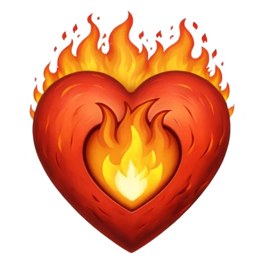 A black love hurt in black fire sticker