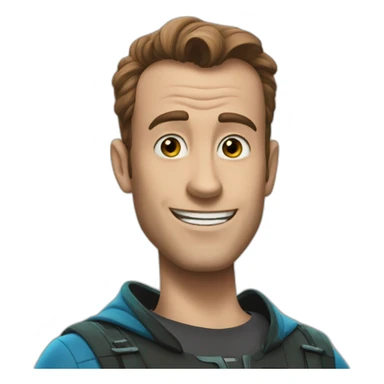 Hal from Megamind sticker