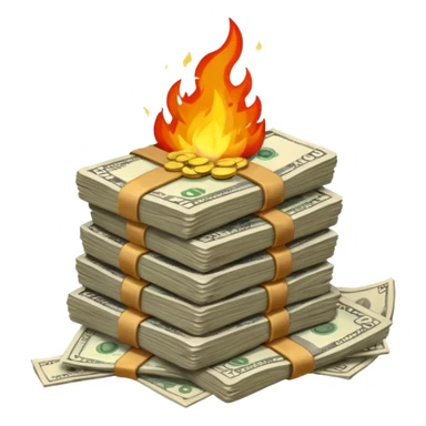 stack of russian cash exploding
 sticker