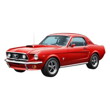 voiture mustang sticker