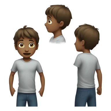 Kid beating their chest sticker